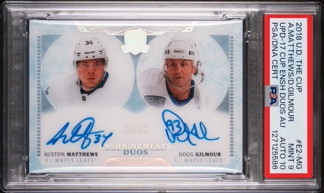 Doug Gilmour Ice Hockey Autographed Sports Trading Card Singles