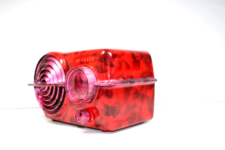 VINTAGE CROSLEY ANTIQUE ART DECO & SWIRLED MARBLED CATALIN COLORS ...