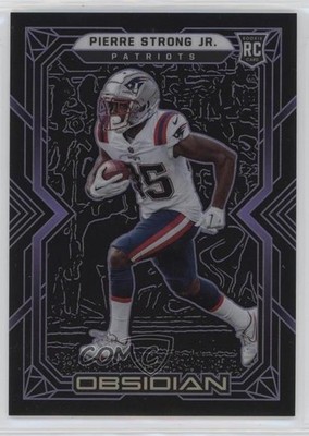 2022 Obsidian Rookies Electric Etch Purple /100 Pierre Strong Jr Rookie RC 0q3