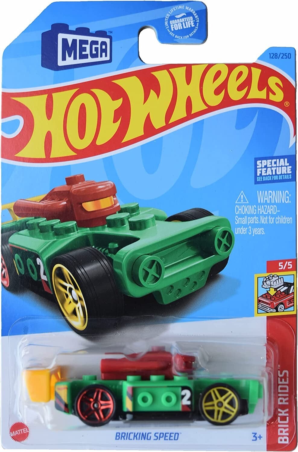 Hot Wheels - 2023 Brick Rides 5/5 Bricking Speed 128/250 (BBHKH17)