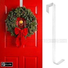 Door Wreath Hanger Christmas Hook Silver Stainless Steel Metal Xmas Decoration