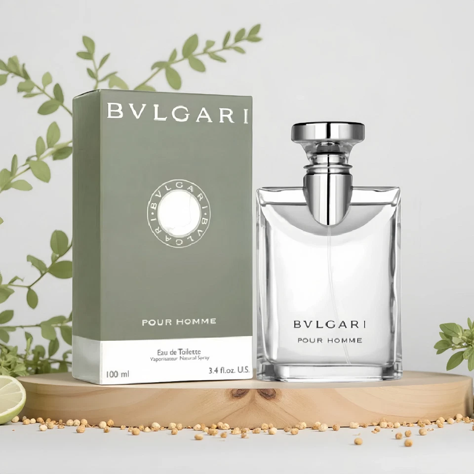 Bvlgari Pour Homme 3,4 унц / 100 мл туалетная вода духи для мужчин новый в коробке - Изображение 2 из 4