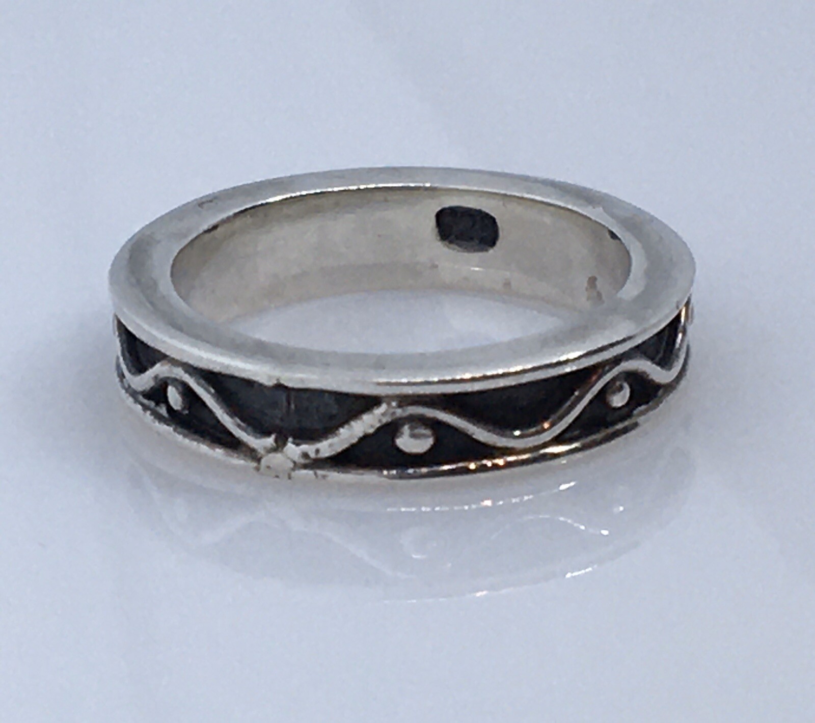 925 Sterling Silver Stackable Band Ring Size 6 Je… - image 9