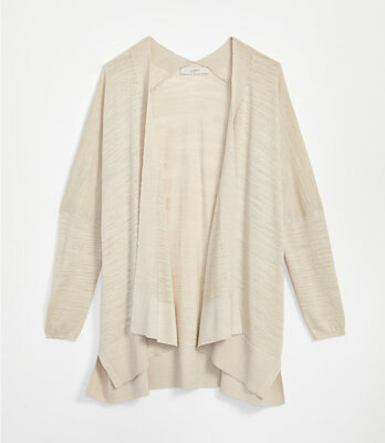Loft BoHo Open Cardigan Lightweight Beige Great Gift Idea*see note* NEW XS-XXL