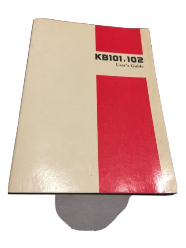 KEY TRONIC KEYTRONIC KB 101 PLUS USER'S GUIDE For A Keyboard Used - Picture 1 of 8