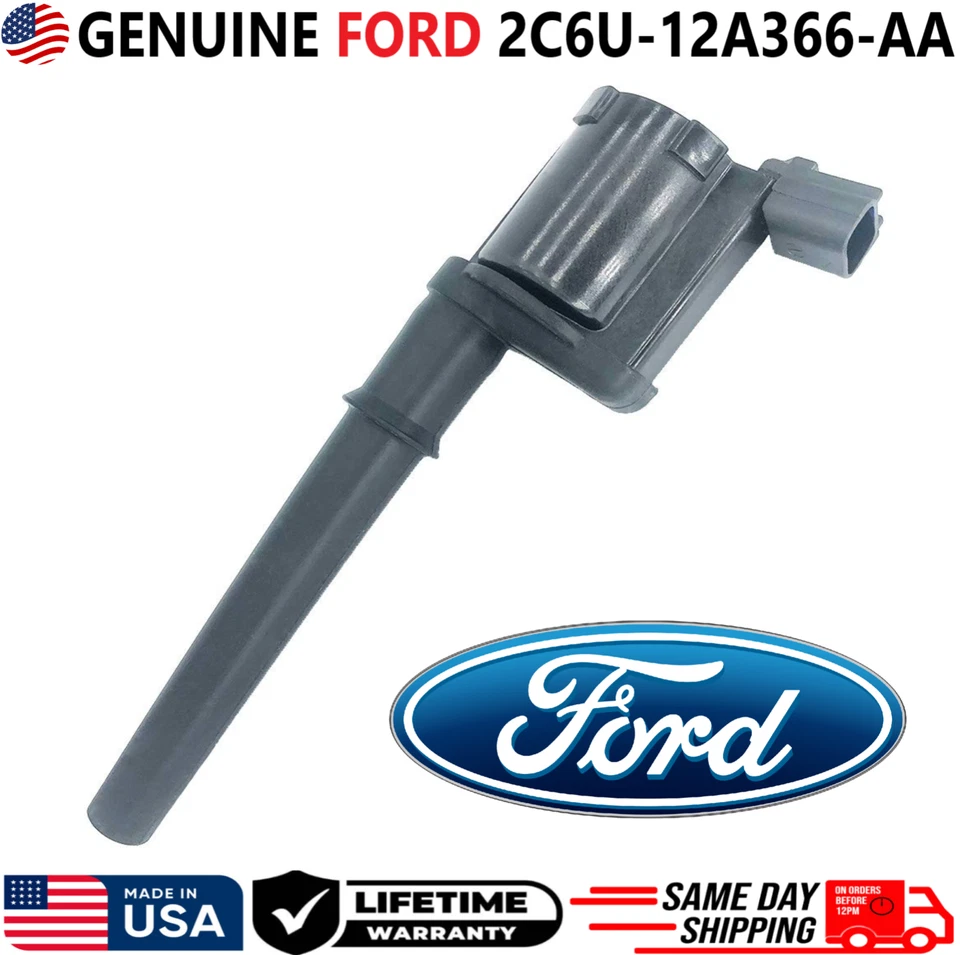 GENUINE FORD x8 Ignition Coils For 1997-2014 Ford & Lincoln V8, 2C6U-12A366-AA - Image 3 of 4