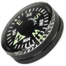 NDUR LIQUID FILLED WATER-RESISTANT BUTTON COMPASS