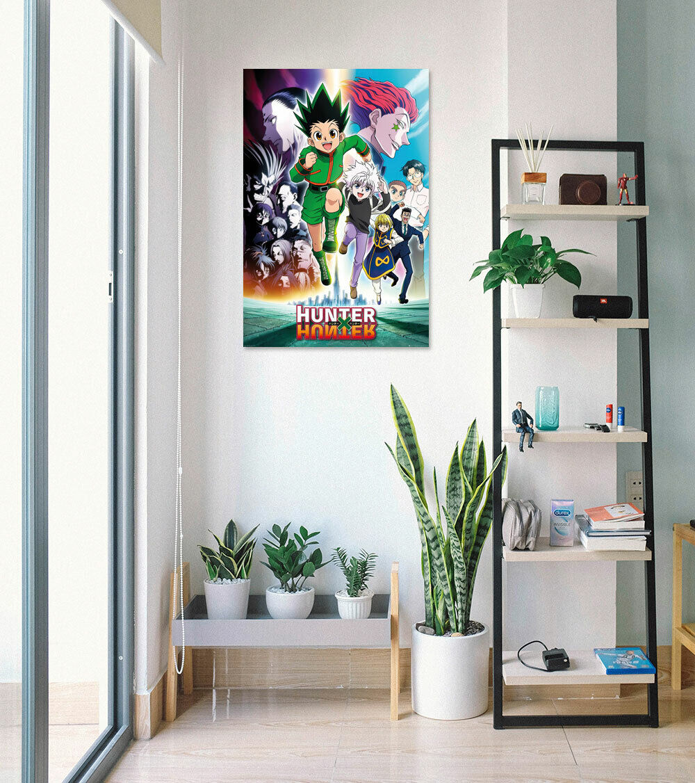  POSTER STOP ONLINE Hunter X Hunter - Manga/Anime TV Show Poster  (Key Art - Running) (Size 24 x 36) : Office Products