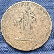 Hard Times Token Copper - S.L. Wilkins - Circulated #41554