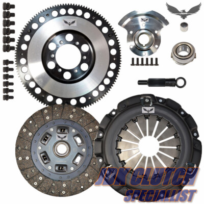 JDK STAGE 1 CLUTCH & X-LITE FLYWHEEL KIT 1989-1991 RX-7 TURBO (w/counter weight)