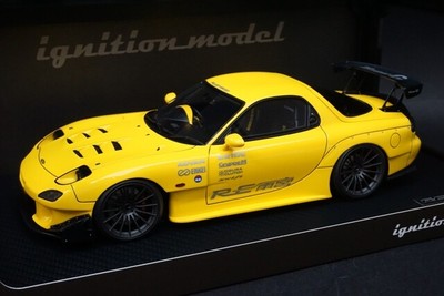1 18 Ignition Model Ig1042 Mazda Rx 7 Fd3s Re Amemiya Yellow Model Car Ebay