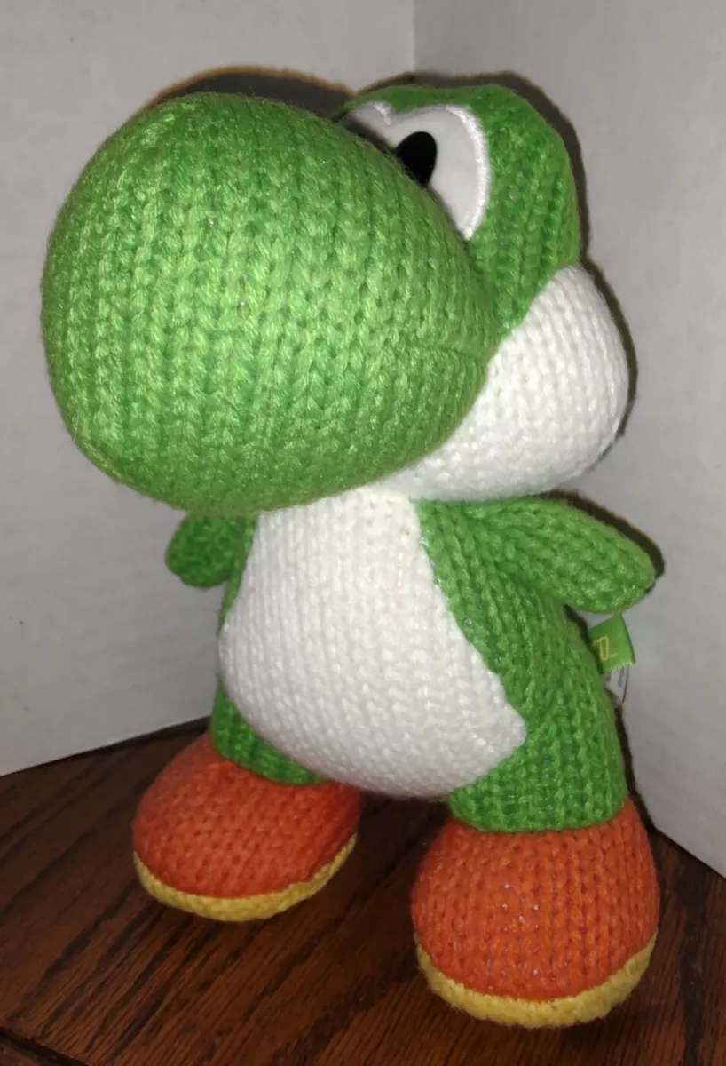 håndtag tab Databasen Mega Yarn Yoshi Amiibo Yoshi&#039;s Woolly World Wii U 3DS USA SELLER  Nintendo | eBay