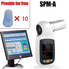 CONTEC SPM-A digital handheld portable spirometer respiratory nozzle PC software