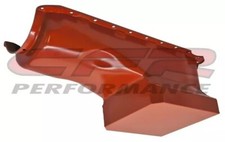 Orange Oil Pan For 65-90 Chevy Big Block 396 402 427 454 V8 Drag Racing 6 Quart