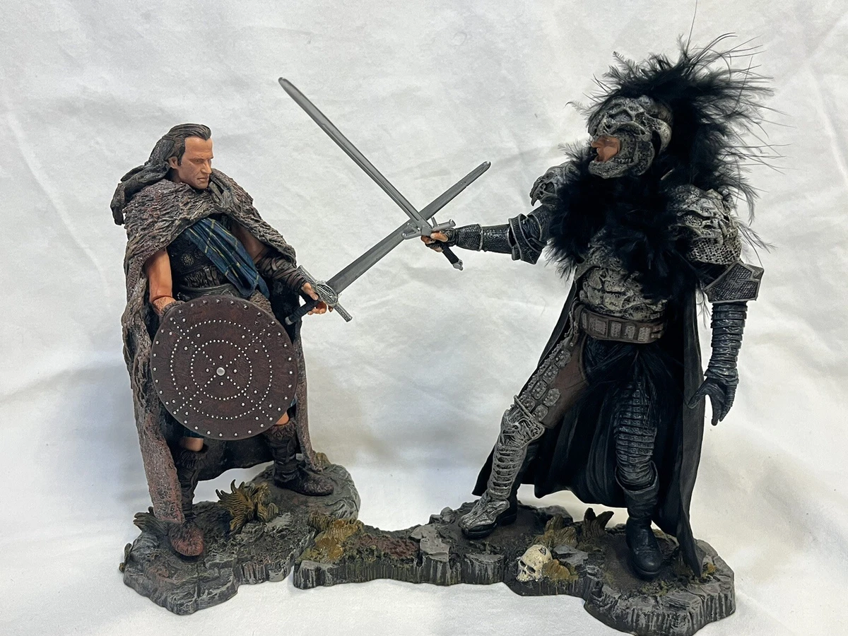 Rare 2006 NECA Highlander Medieval Box Set Loose Complete Excellent Condition