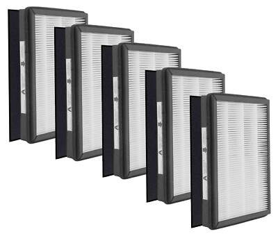 1-5 Pack IAF-H-100A HEPA A + Carbon Filter Set for Air Purifier Idylis FAP-C01-A