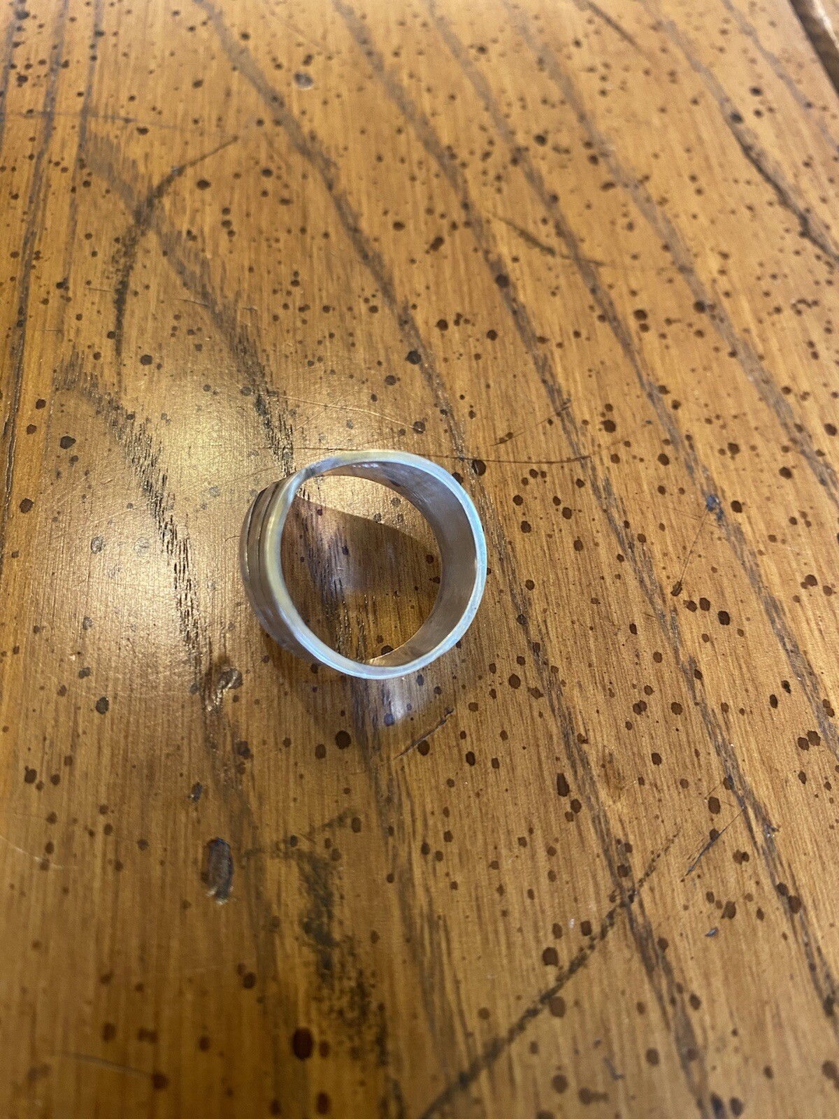 Sterling Silver Ring 925 Pointer Scrollwork Wide … - image 16