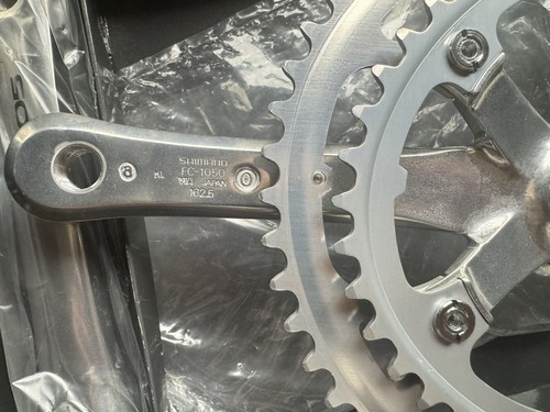 Shimano 105 Rare 162.5 Crank Set 42 52 Short Is Trending Again - Picture 2 of 3