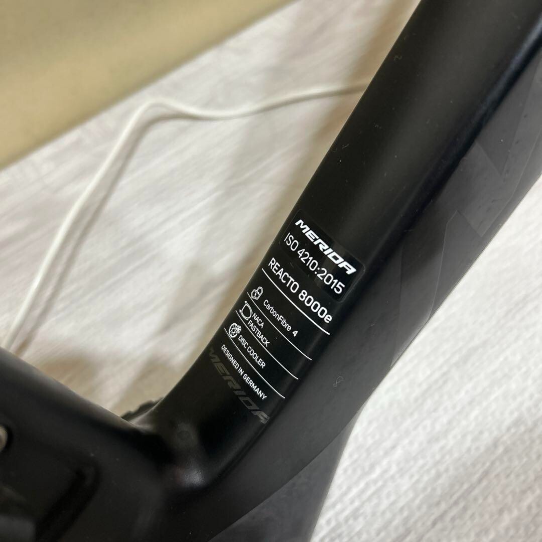 MERIDA REACTO 8000E DISC 2020 Frame Set Size S Free Shipping MERIDA REACTO 8000E DISC 2020 Frame Set Size S Free Shipping