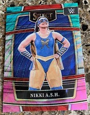 NIKKI A. S. H.  2022 PANINI-SELECT WWE SP TRI- COLOR PRISM NO.54 CONCOURSE