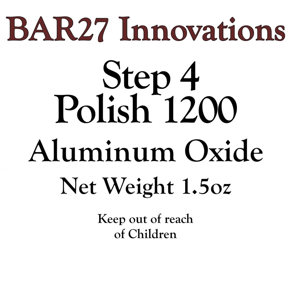 Tumbling Grit 4 Stage Rock Polishing Kit for 3lb Harbor Freight
