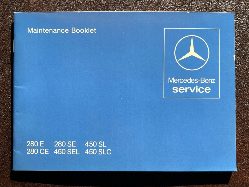 Maintenance Booklet Mercedes-Benz W123 / W116 / R107 - New - No Entries 1977 - Image 2 of 4