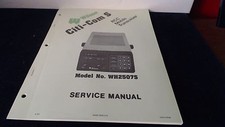 WILSON WH2507S Citi-Com S RCC Mobile Transceiver ORIGINAL SERVICE MANUAL