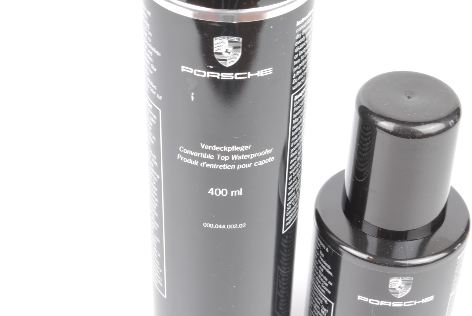 Genuine Porsche Convertible Top Care Bundle Kit Waterproofer and