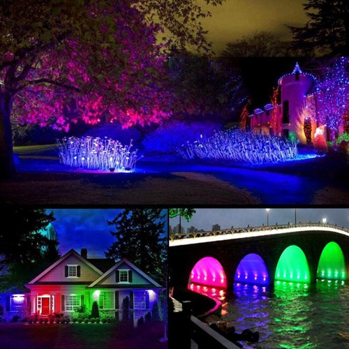 RGB LED Fluter Außen Strahler Flutlicht Scheinwerfer Gartenlampe Dimmbar 50-100W - Bild 8 von 34