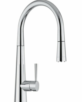Armatur, Einhebelmischer Franke ROLUX, Auszugsbrause chrom
