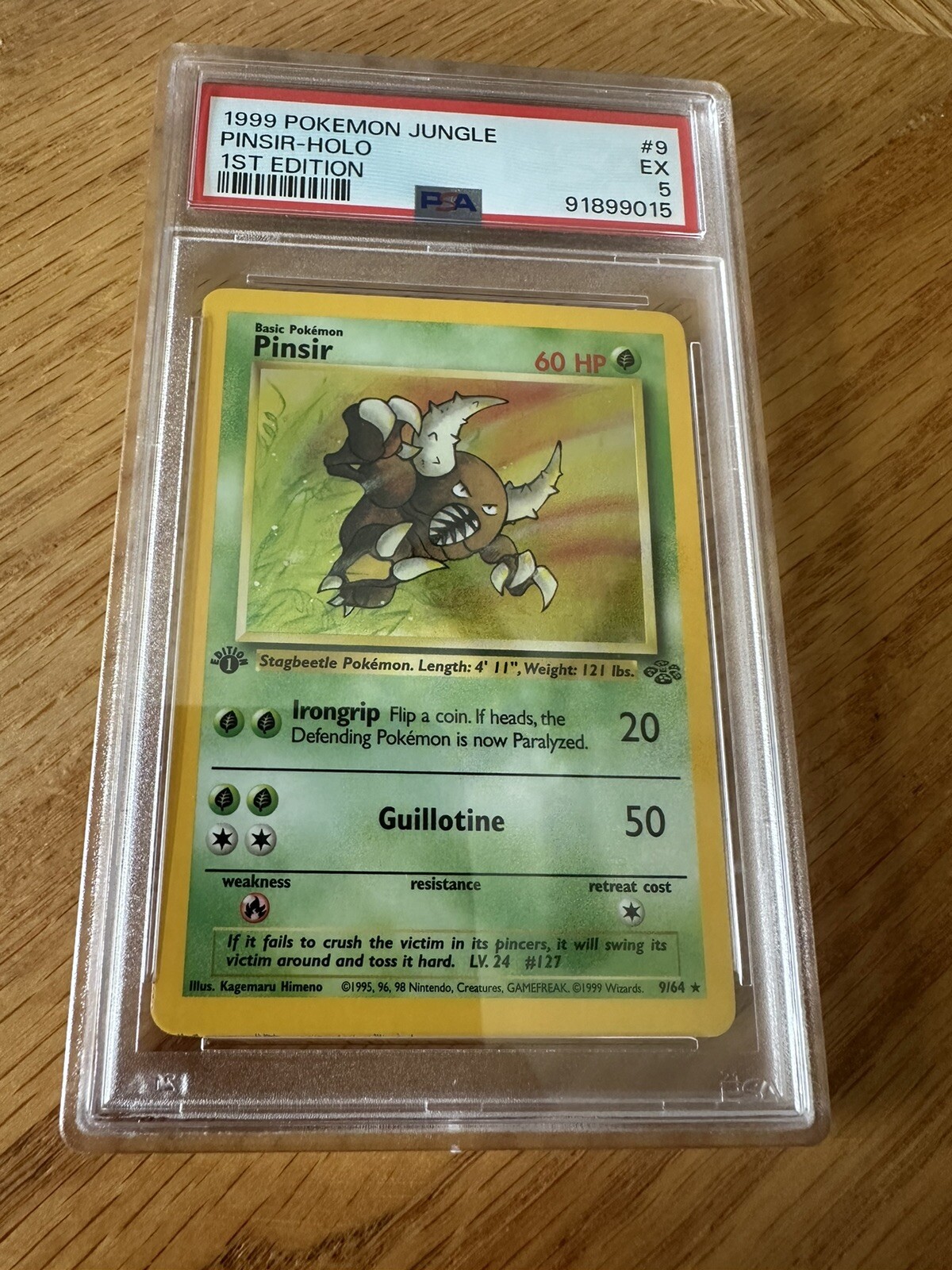 Pokemon 1999 1st Edition Jungle Pinsir Holo 9/64 PSA 5 Excellent! eBay