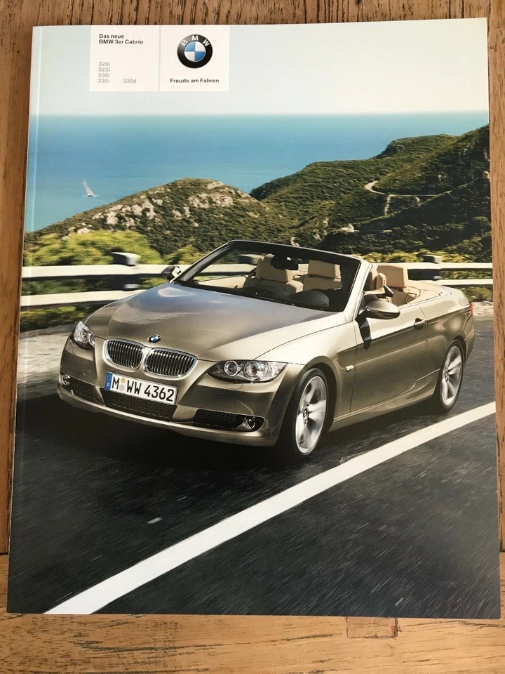 Prospekt Brochure BMW E93 3er Cabrio 320I 325i 330i 335i 330d 1 2007 - Bild 1 von 1