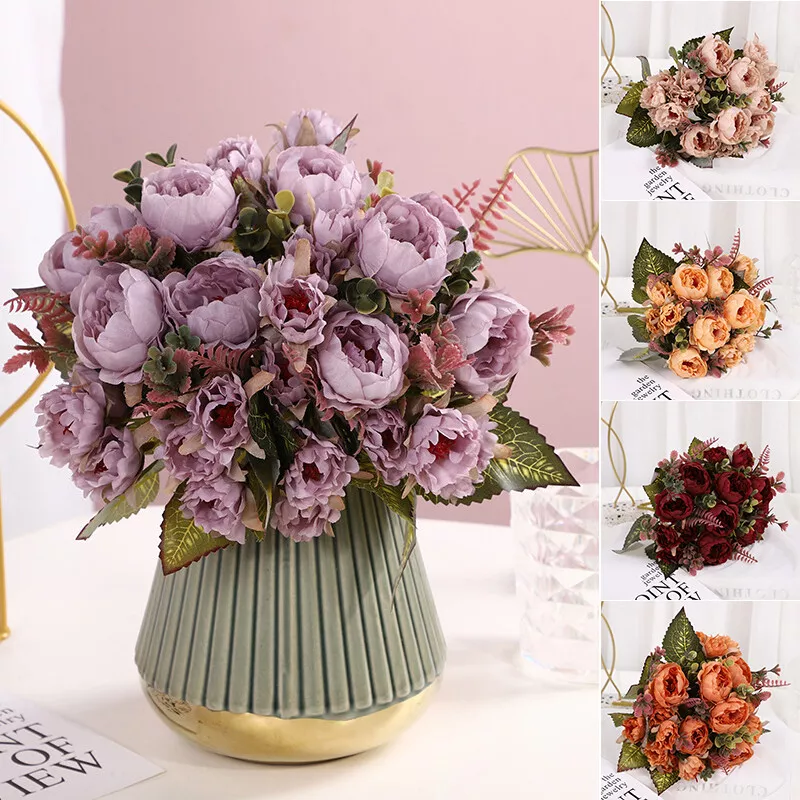 Large bouquet of artificial flowers deals