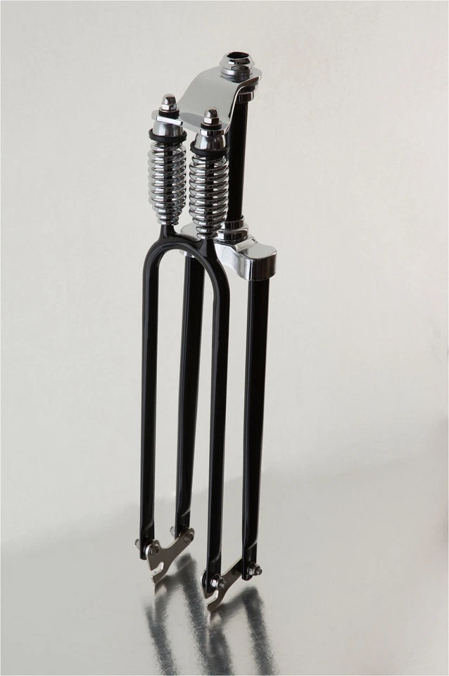 NUEVA Horquilla Monark Tipo I HD Springer BiKE Schwinn CONSTRUIDA EN EE. UU. Piezas Cromadas Foto 2 de 4