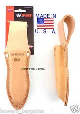 Wilde Tool Professional Leather Plier Pouch Heavy Duty Belt Loop MADE IN USA