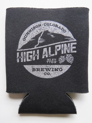 Cool Beer Flaschenhalter Koozie ~ HIGH ALPINE Brewing Co ~ Gunnison, COLORADO