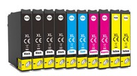 10 pk Ink Cartridges fits Epson 604xl WF-2910 WF-2930 WF-2935 WF-2935 DWF