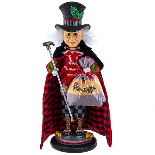 Kurt Adler Hollywood Nutcracker - Christmas Scrooge Nutcracker 17" HA0615 NEW