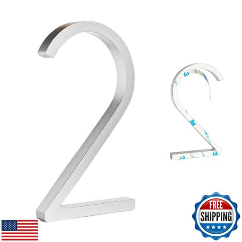 YWONOBS Door Numbers, 5 Inches 3D Self Adhesive House Numbers, Address Number