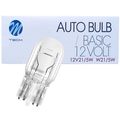 20x M-Tech 12V 21/5W  W3x16q T20 Glühlampe Glühbirne Glassockellampe        T46h