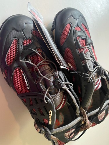 Clorts Leather Waterproof Mid Hiking Trek Shoe Men's Size 8 US NEW - Picture 3 of 4