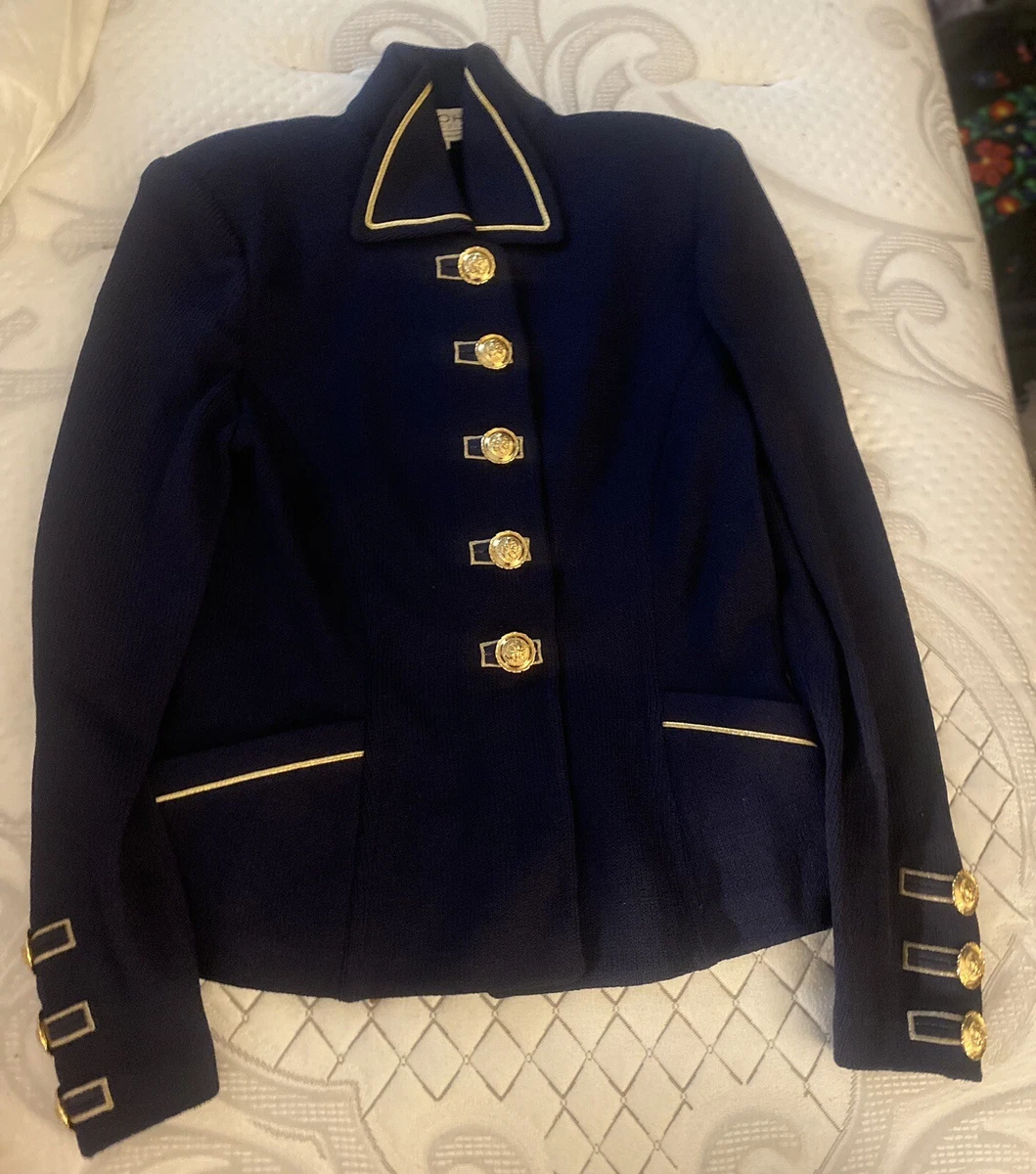 St john navy clearance jacket