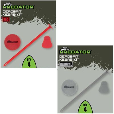 Fox Rage Predator Deadbait Kebab Kit - Köderhalter Köderfisch, Raubfischzubehör