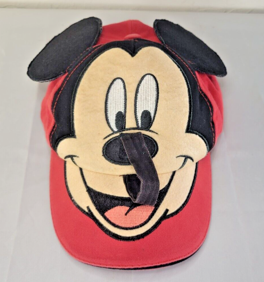 Mickeyセット Disney Mickey Mouse Ears Hat Cap Red/Black Sunglasses Holder