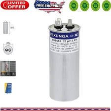 70uF Run Start Capacitor 370/440/450VAC for AC Units & Pool Pumps - 10,000 AFC