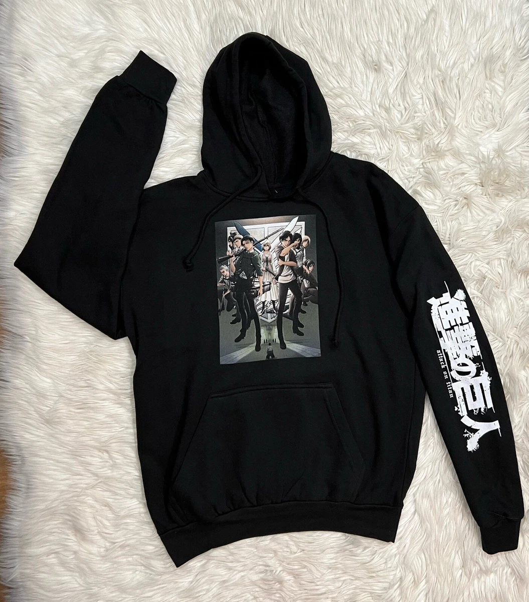 Aot hoodie black hot sale