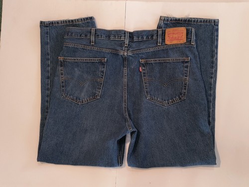 Levis 550 Mens Tapered Leg W42 L31* Blue Relaxed Fit Jeans - Picture 7 of 15