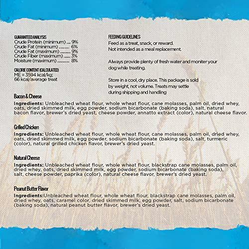 Blue Dog Bakery Natural Dog Treats, More Crunch Large, Assorted Flavors, 3lb. (1