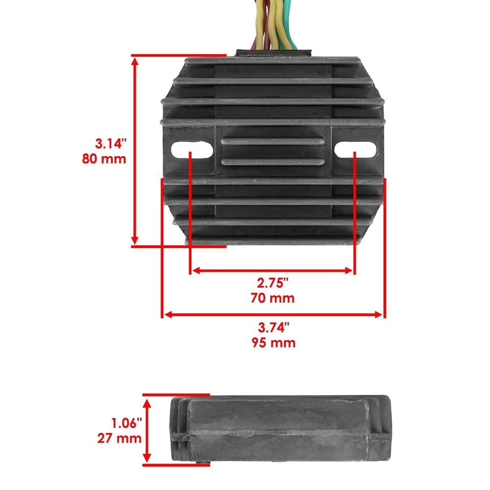 Regulador rectificador para Honda GL1200 SEI LTD Goldwing 1985-1987 Foto 2 de 4