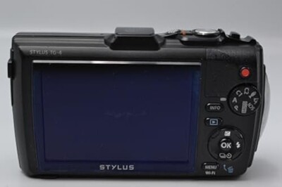 フィルムカメラ OLYMPUS TG-4 OLYMPUS Digital Camera STYLUS TG-4 Tough Black 16MP CMOS F2.0 15m